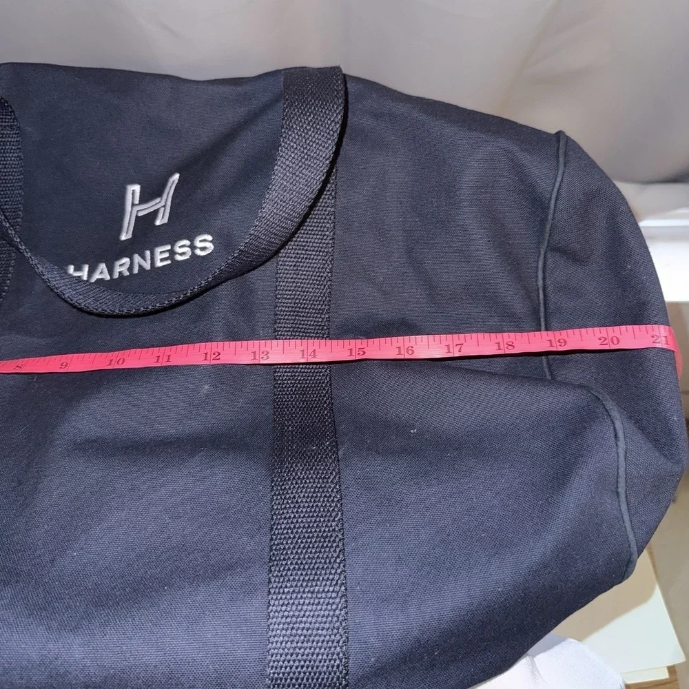 Harness Capital Banker Duffle Bag Canvas Navy Blue Scarborough & Tweed Made USA